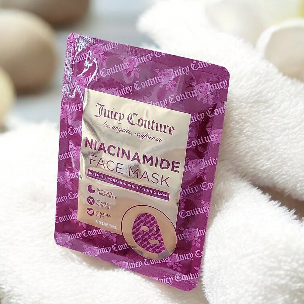 Juicy Couture Niacinamide Face Mask | Hydrating Sheet Mask | NWT